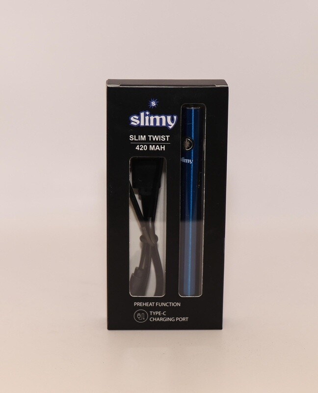 SLIMY SLIM TWIST 420 MAH BATTERY 5/CT BLUE