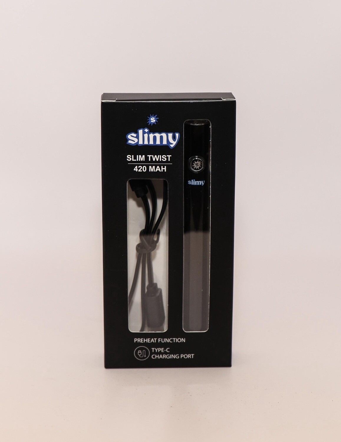 SLIMY SLIM TWIST 420 MAH BATTERY 5/CT BLACK