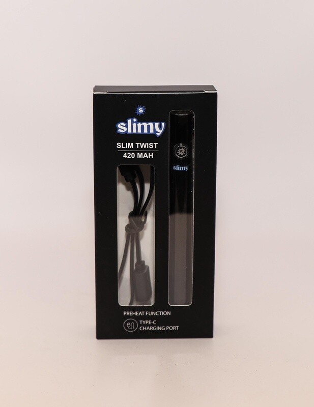 SLIMY SLIM TWIST 420 MAH BATTERY 5/CT BLACK