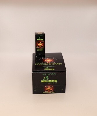 NUHOPE BOTANICALS XS KRATOM EXTRACT SHOTS 10ML PER SHOT 12/CT