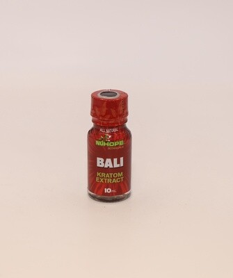NUHOPE BOTANICALS KRATOM EXTRACT SHOTS BALI 10ML PER SHOT 12/CT
