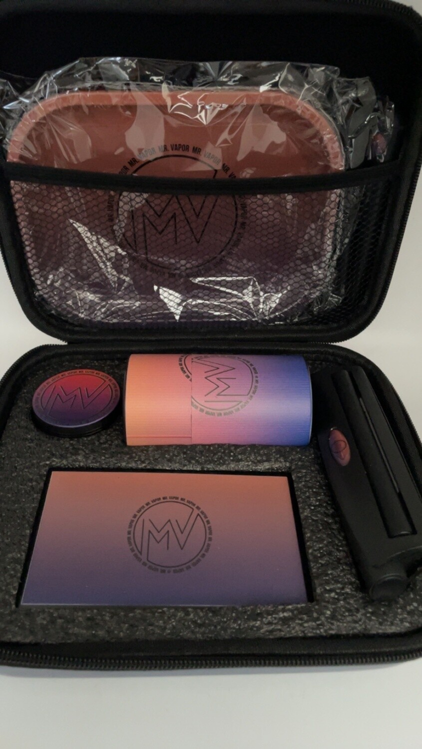 MR. VAPOR SMOKING SET PEACH/PURPLE