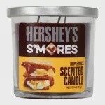 HERSHEY&#39;S S&#39;MORES TRIPLE WICK SCENTED CANDLE 14OZ
