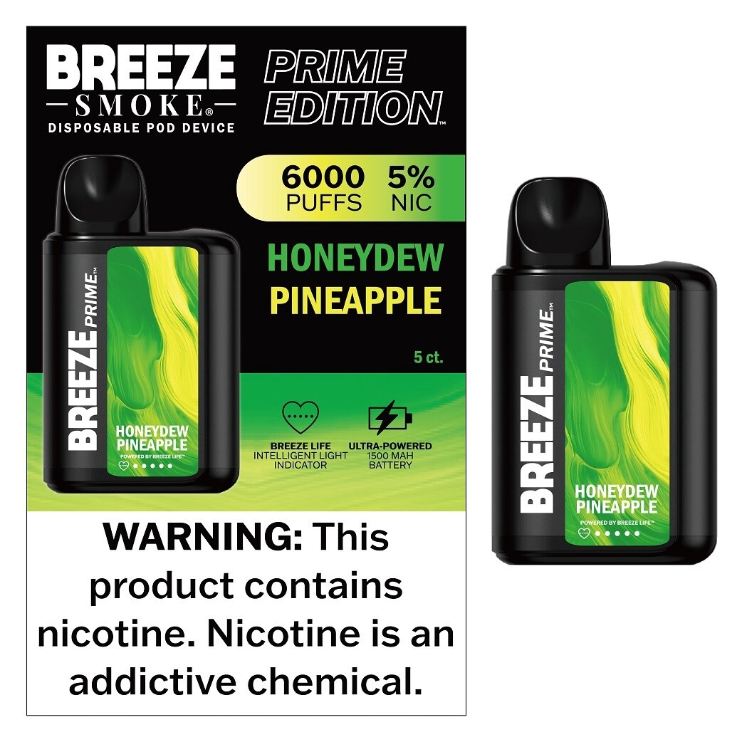 BREEZE PRIME - HONEYDEW PINEAPPLE 5/CT