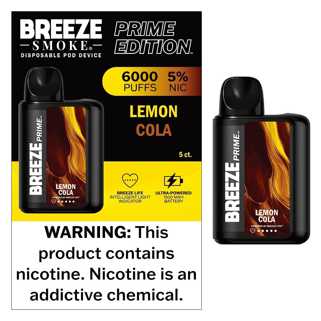 BREEZE PRIME - LEMON COLA 5/CT