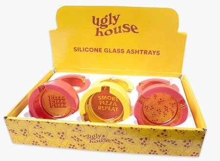 UGLY ASHTRAY GLASS/SILICONE MUNCHIES 6/CT
