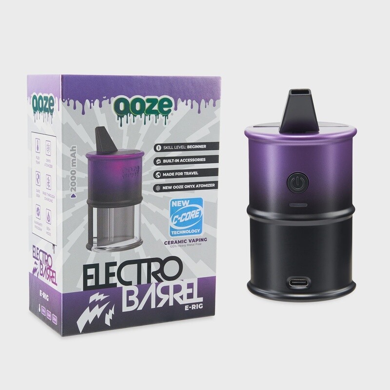 OOZE ELECTRO BARREL E-RIG C-CORE 2000 MAH RAINBOW