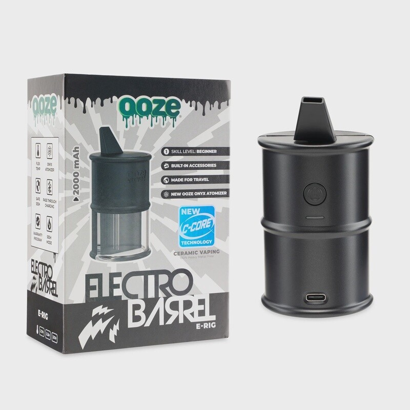OOZE ELECTRO BARREL E-RIG C-CORE 2000 MAH BLACK