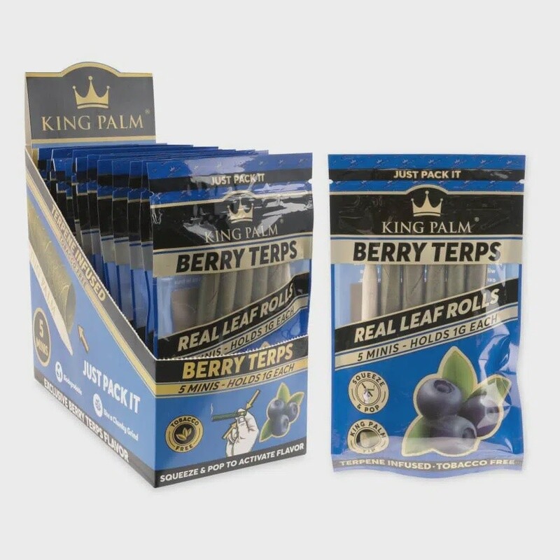 KING PALM BERRY TERPS 5 MINIS HOLDS 1G 15/CT