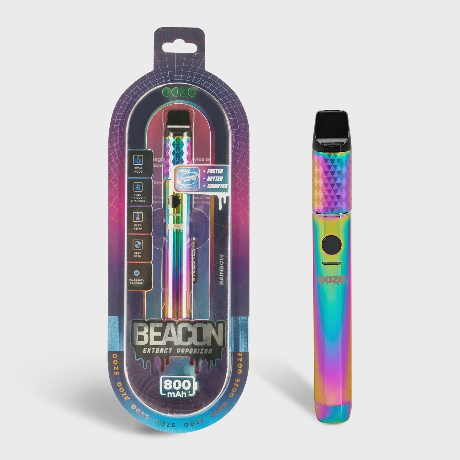 OOZE BEACON EXTRACT VAPORIZER 800 MAH RAINBOW