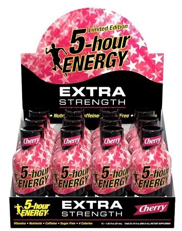 5 HOUR ENERGY EXTRA STRENGTH CHERRY.12CT (1.93OZ)