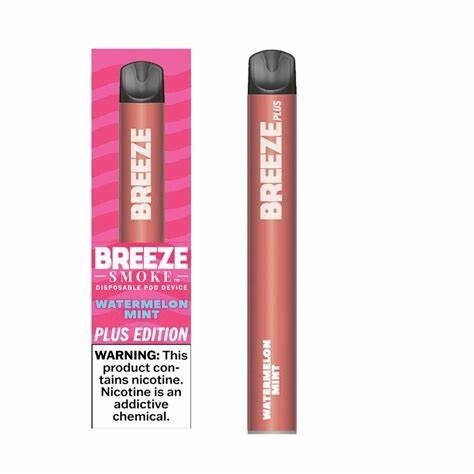 BREEZE PLUS 0 NIC - STRAWBERRY MINT 10/CT