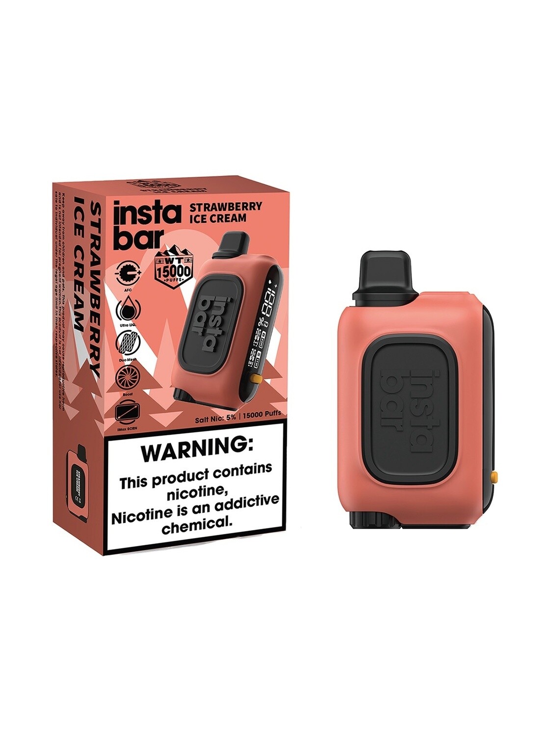INSTABAR WT15000 STRAWBERRY ICE CREAM  5/PC