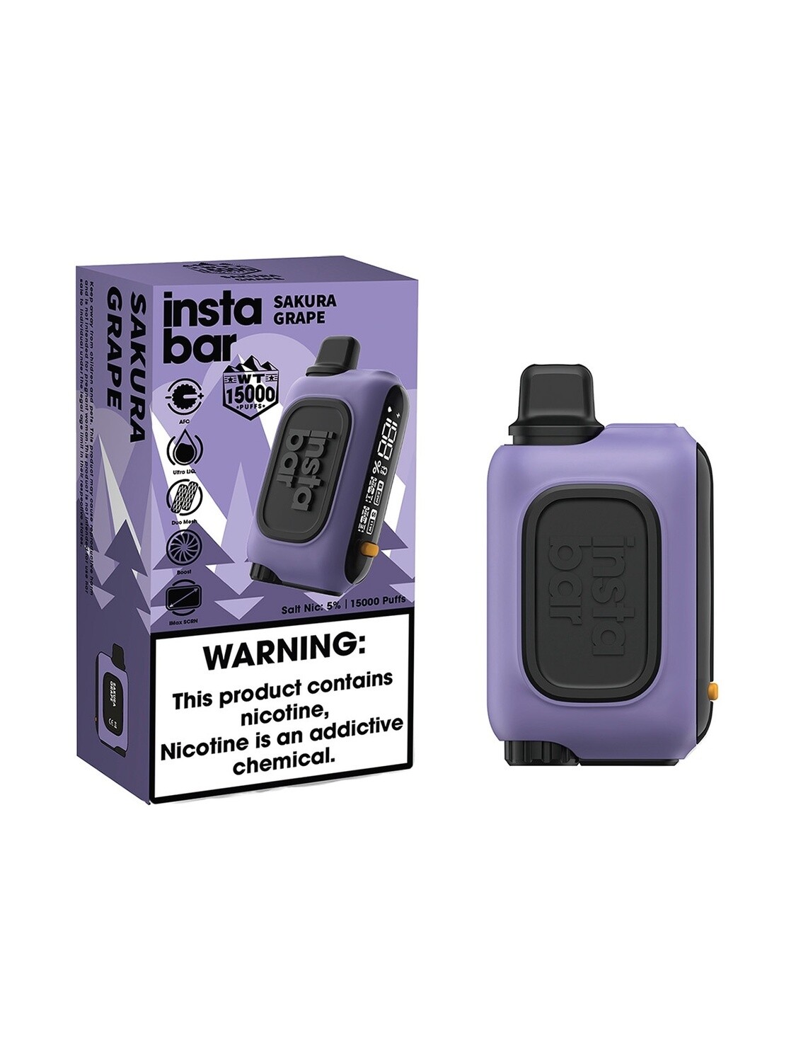 INSTABAR WT15000 SAKURA GRAPE 5/PC