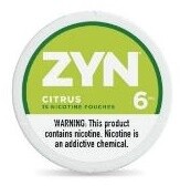 ZYN NICOTINE POUCHES 6MG CITRUS 5/CT
