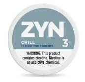 ZYN NICOTINE POUCHES 3MG CHILL 5/CT