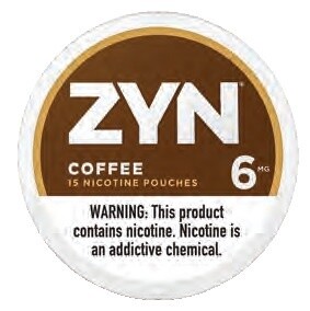 ZYN NICOTINE POUCHES 6MG COFFEE 5/CT