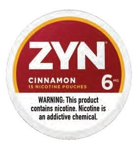 ZYN NICOTINE POUCHES 6MG CINNAMON 5/CT