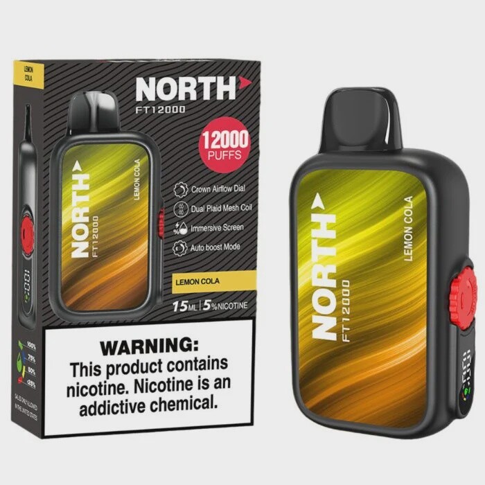 NORTH LEMON COLA FT 12000 VAPE 10/CT
