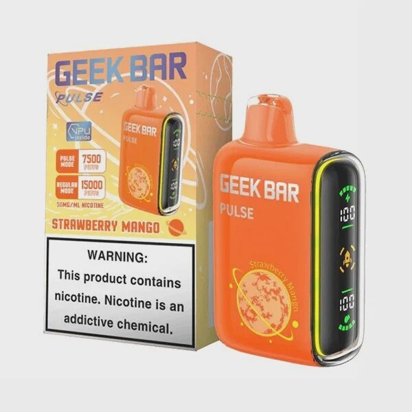 GEEK BAR PULSE STRAWBERRY MANGO 7500 5/CT