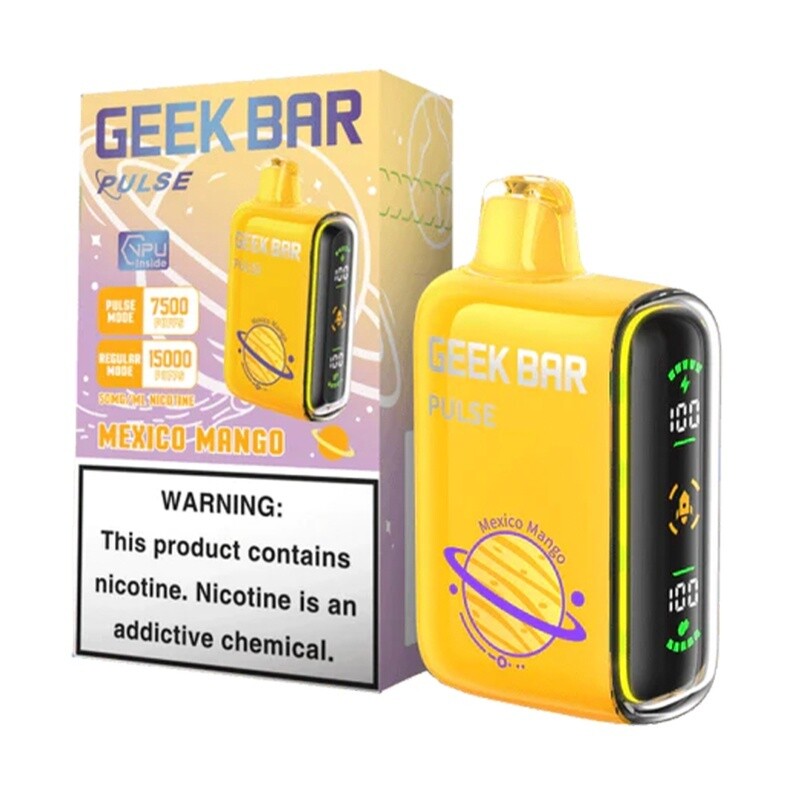 GEEK BAR PULSE MEXICO MANGO 7500 5/CT