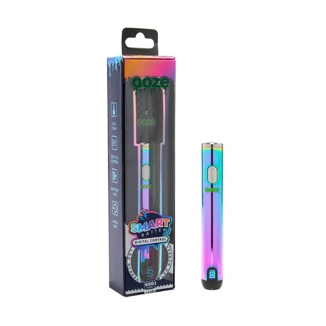 OOZE SMART BATTERY 650 MAH DIGITAL CONTROL RAINBOW