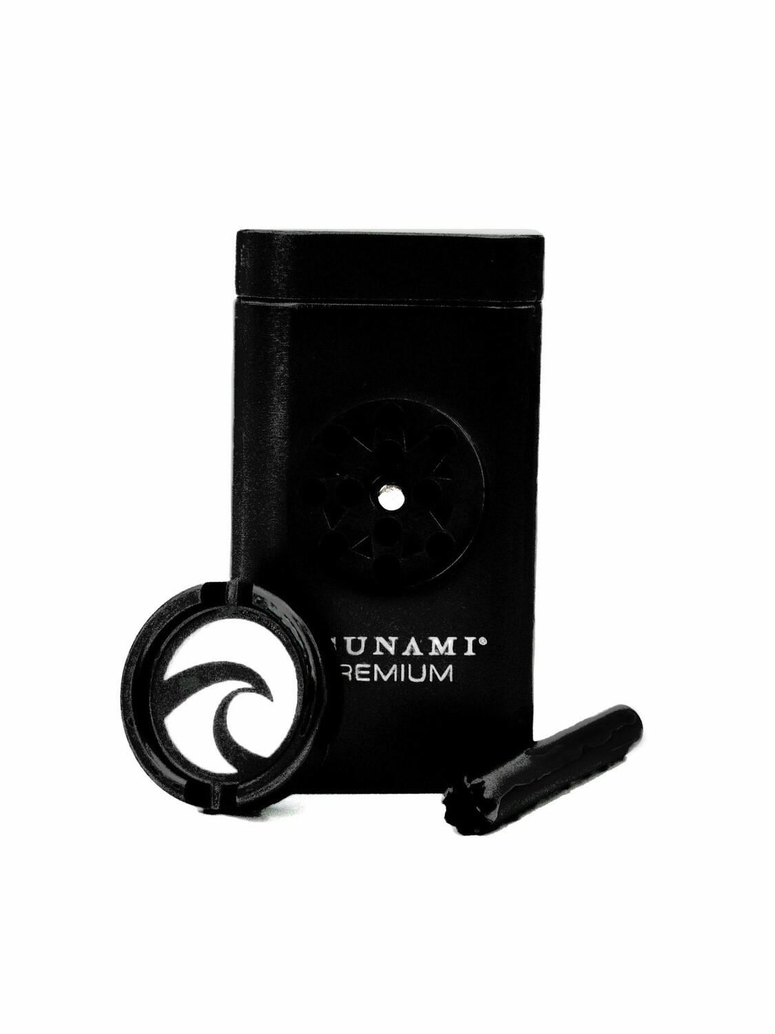 TSUNAMI MAGNETIC DUGOUT WITH GRINDER BLACK