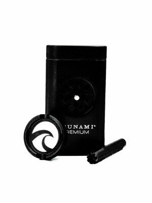 TSUNAMI MAGNETIC DUGOUT WITH GRINDER BLACK