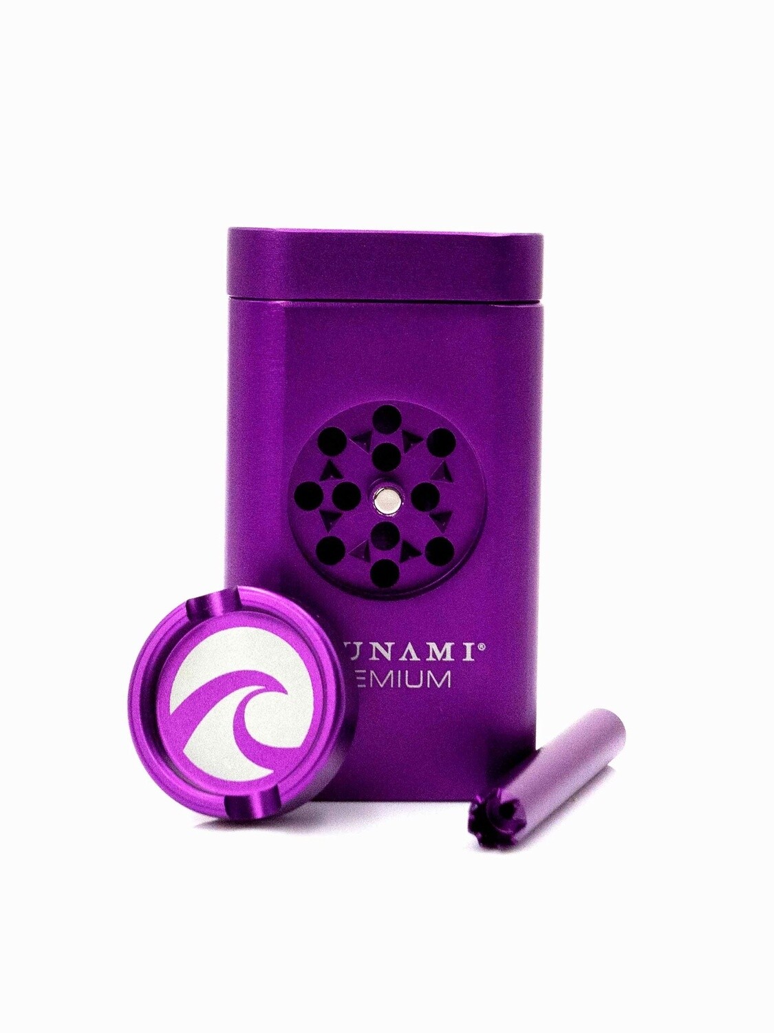 TSUNAMI MAGNETIC DUGOUT WITH GRINDER PURPLE
