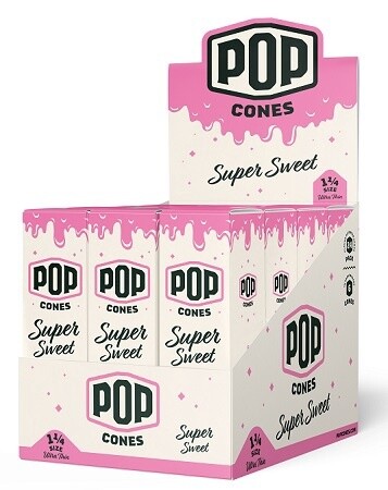 POP CONES ULT.THIN 1 1/4 SUPER SWEET 24/6PK