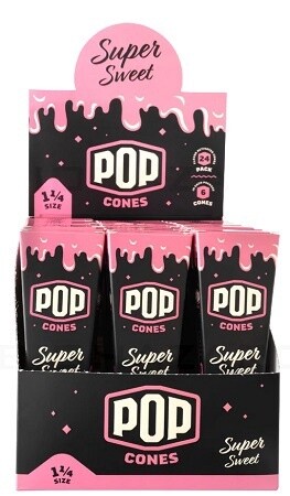 POP CONES 1 1/4 SUPER SWEET 24/6PK
