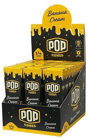 POP CONES 1 1/4 BANANA CREAM 24/6PK