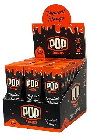 POP CONES KING TROPICAL MANGO 24/3PK