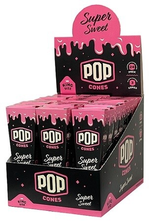 POP CONES KING SUPER SWEET 24/3PK