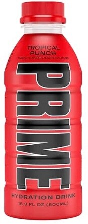 PRIME HYDRATION TROPICAL PUNCH 16.9OZ 12/CT