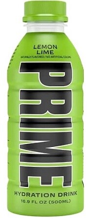 PRIME HYDRATION LEMON LIME 16.9OZ 12/CT
