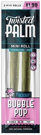 TWISTED PALM BUBBLE POP MINI ROLLS 2/1.99 15/CT