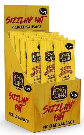 LONG JOHN SNACKS SIZZLIN' HOT $1.25 12/CT