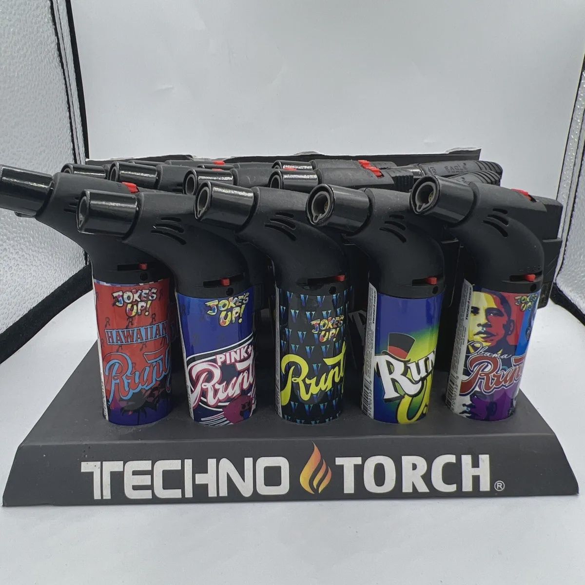 TECHNO TORCH PEN LIGHTERS (JOKE&#39;S UP) 15/CT