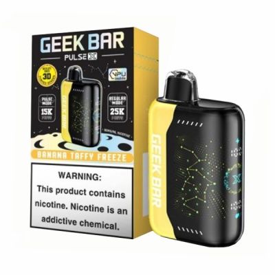GEEK BAR PULSE X 5% BANANA TAFFY FREEZE 5/CT