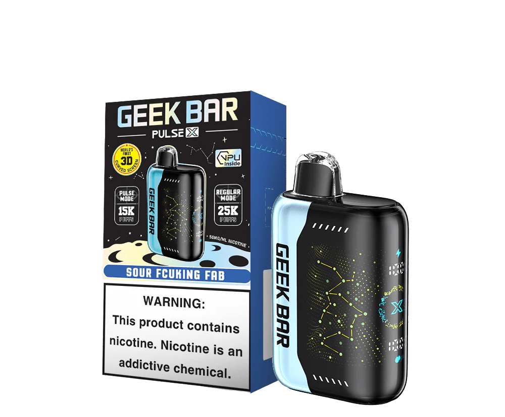 GEEK BAR PULSE X 5% SOUR FCUKING FAB 5/CT