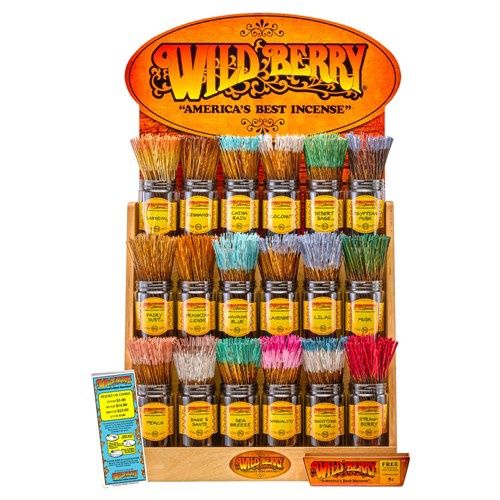 WILD BERRY INCENSE STARTER KIT 18 FRAGRANCE