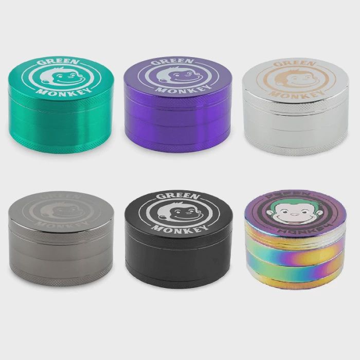GREEN MONKEY GRINDER 4PC CAPUCHIN (75MM)