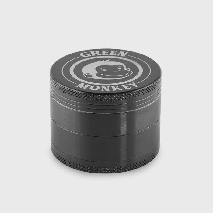 GREEN MONKEY GRINDER 4PC CAPUCHIN (55MM), COLOR: BLACK