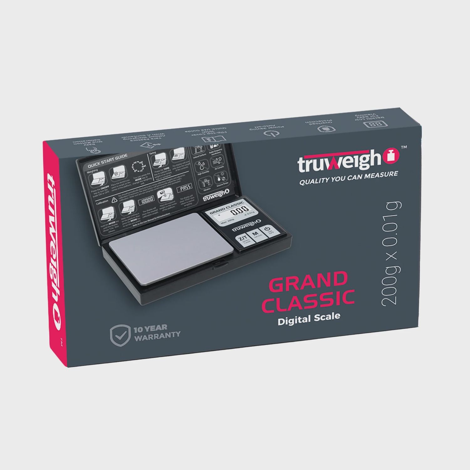 TRUWEIGH SCALE GRAND CLASSIC, Size: 200G X 0.01G