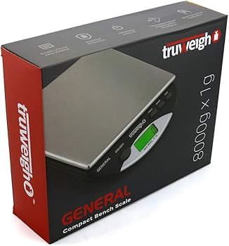 TRUWEIGH SCALE GENERAL 8000G X 1G BLACK