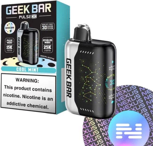 GEEK BAR PULSE X 5% COOL MINT 5/CT