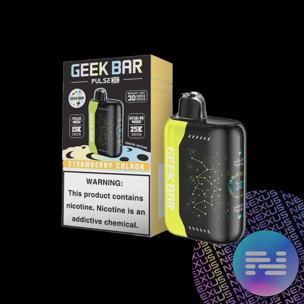 GEEK BAR PULSE X 5% STRAWBERRY COLADA 5/CT