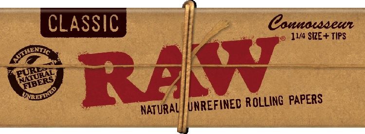 RAW PAPER CLASSIC CONNOISSEUR 1 1/4 24/CT