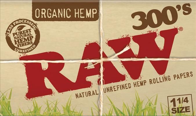 RAW PAPER 1 1/4 ORGANIC (300CT) 40/CT